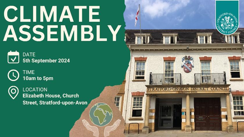 climate assembly event 2024 poster