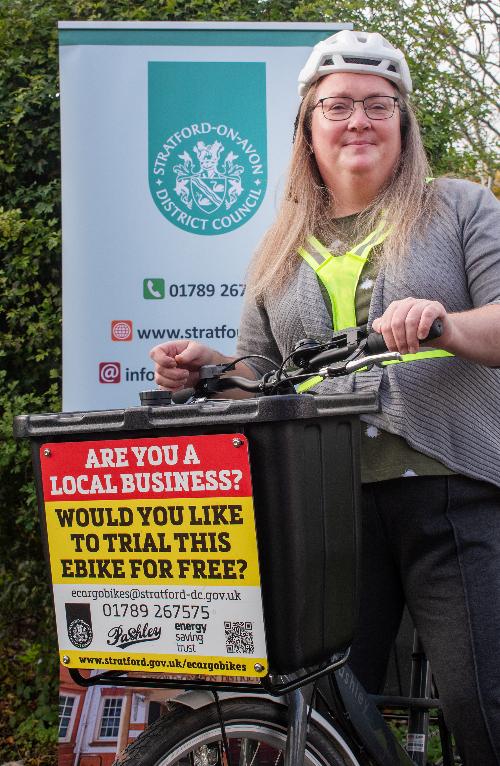 Upper Lighthorne E-cargo bike Trustgreen community champion