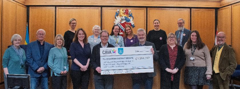 WCAVA Cheque presentation cabinet forum Nov 2024